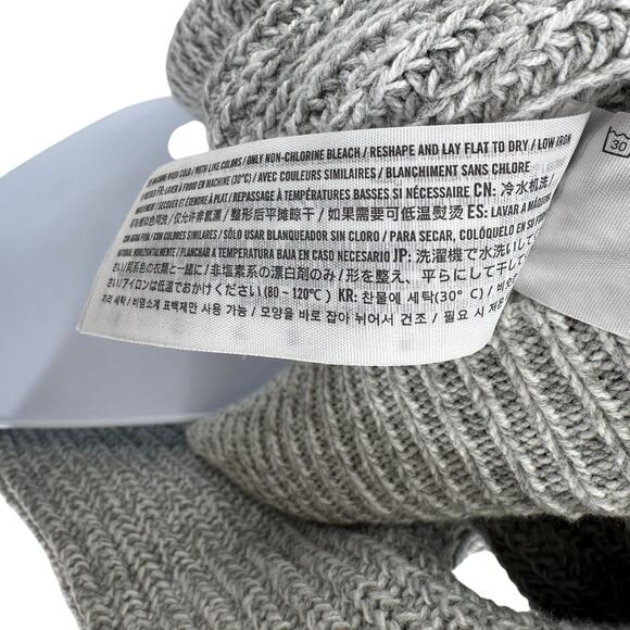 Abercrombie & Fitch Wrap Sweaters WMNS Gray S V-neck Long Sleeve Knit Comfort - Picture 7 of 8